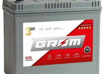 Akumulator 45Ah/460A Grom Efb Start&stop  J P+