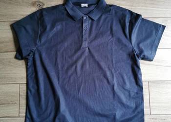 Koszulka Polo, przewiewna, regular fit L Szara