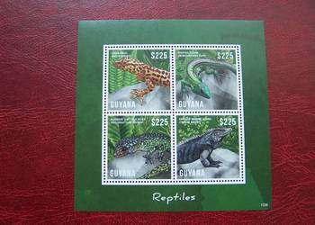 Guyana 2013 MNH Zwierzęta Gady Jaszczurki
