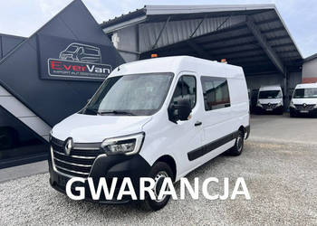 Renault Master średniak 7 osobowy brygadówka 150KM doka pełna opcja