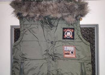 Super kamizelka damska ocieplana z kapturem