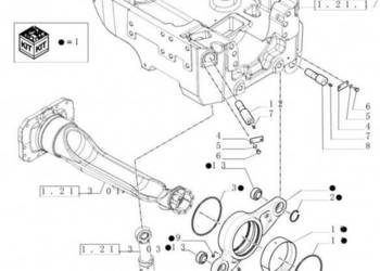 New Holland T6010 Tuleja 200mm id x 205mm od x 60mm l 82020450