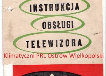 Neptun T-18 Instrukcja Obsługi Telewizora GAZAR 1963 rok