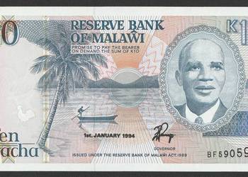 Malawi 10 kwacha 1994 -  stan bankowy UNC