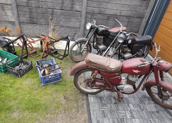 Zestaw 3 szt wsk 125 b1 B3 z2 ramy plus części