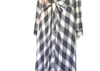sukienka długa KRATA długi rękaw r. 38 Slim BOHO Ckh NOWA