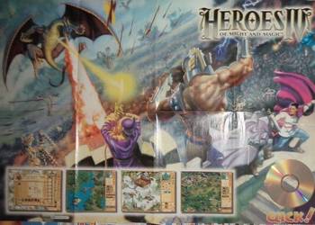 game poster Heroes of might and magic IV 4, 2001, jak nowy