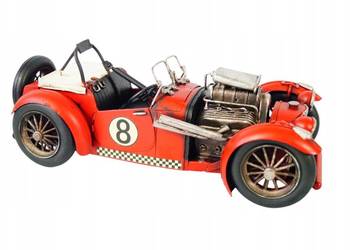 Metalowy pojazd sportowy wóz retro rekwizyt prezent Metalowy pojazd sportowy wóz retro rekwizyt prezent