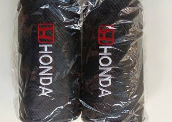 Poduszki zagłówki HONDA miękkie carbon 3K