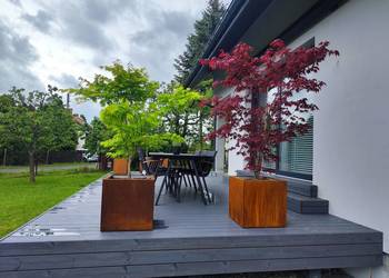 Donice ogrodowe,meble stalowe corten