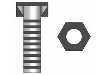 Śruba mocująca do głębosza typu MICHEL, 14x40 RC0840A