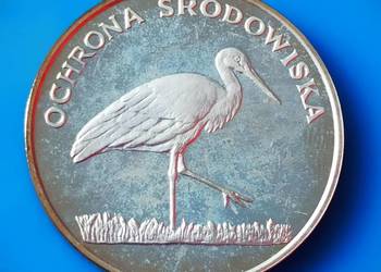 100 zł 1982 Bocian - Ochrona Środowiska