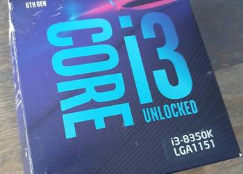 Intel Core i3 8350k [unlocked]