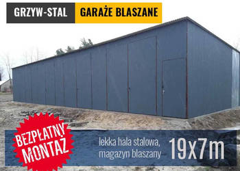 Garaż Blaszany - Hala , Garaże Blaszane - Wiata | Magazyn - GRZYWSTAL