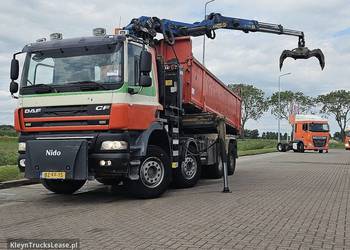 DAF CF 85.410 PALFINGER EPSILON 17 wywrotka 8x4 2011