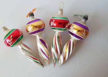 Stare, szklane bombki, Milicz, bombki PRL