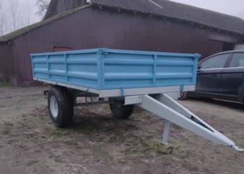 Przyczepa jednoosiowa wywrotka