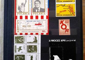 Znaczki i bloczki Poczty Solidarność
