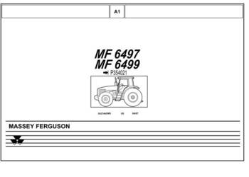 Massey Ferguson MF 6497, 6499 katalog części Massey Ferguson MF 6497, 6499 katalog części