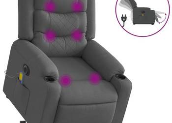vidaXL Podnoszony fotel masujący, elektryczny, rozkładany(SKU:3206583)