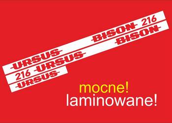 Naklejki Ursus Bison 216 mocne  inne modele również