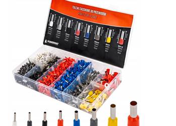 TULEJKI KOŃCÓWKI ZACISKOWE IZOLOWANE DO PRZEWODÓW 1200SZT TULEJKA 0.5-10MM²