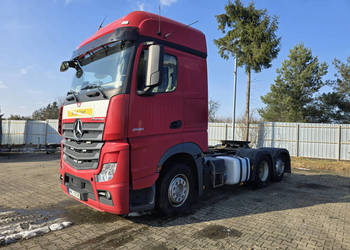Ciągnik siodłowy MERCEDES-BENZ ACTROS 2551, Euro 6 (2018) AC postojowa, 3 …