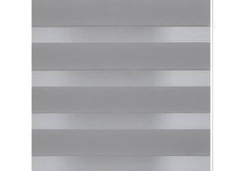 Roleta Zebra 140 x 175 cm Szara WM-240223