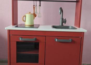 Kuchnia czerwona Ikea duktig dla dzieci do zabawy