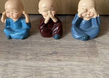 Figurki małego buddy nie widzę nie słyszę nie mówię