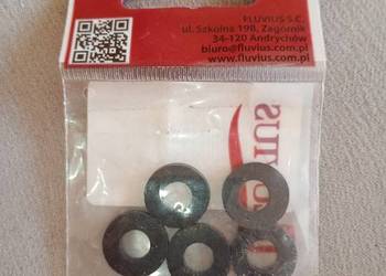 uszczelka gumowa 3/8" 5 szt. Fluvius czarne nowe