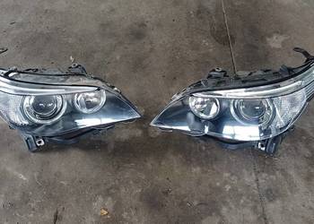 LAMPY EUROPA XENON E60 E61 BMW po regeneracji lampa lewa + prawa