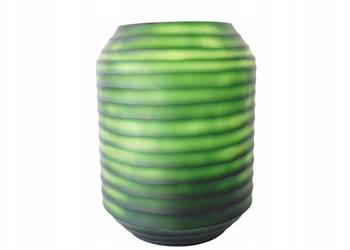 Nowoczesny szklany wazon DESIGN 12 ciekawy kształt zielony Nowoczesny szklany wazon DESIGN 12 ciekawy kształt zielony