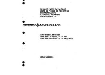 NEW HOLLAND silnik 8361 KATALOG CZĘSCI naprawa