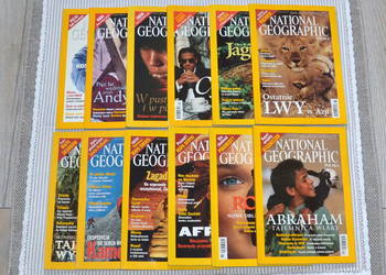 National Geographic - rocznik 2001. Komplet - 12 numerów