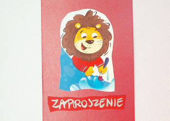 zaproszenia dla dzieci, C6 zaproszenia, fajne zaproszenia