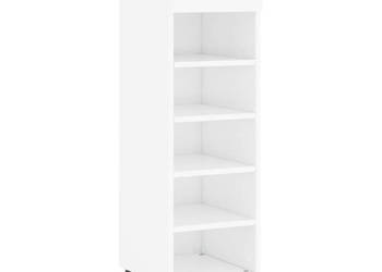 Szafka na buty wysoki połysk biała 30x35x105 cm WM-829694