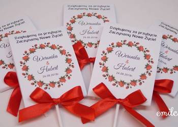 Lizaki jako podziękowanie dla Gości Ślub Wesele Wedding
