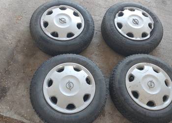 Koła felgi 13 cali opel corsa 155/80R13 5J13 ET43 oryginaln kołpaki komplet