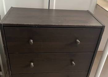 Ikea Drewniana komoda z 3 szufladami, odbiór osobisty Warszawa