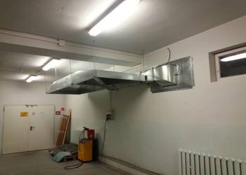 Stalowy Ocynkowany Okap Odciąg Wentylacja 1250x4000