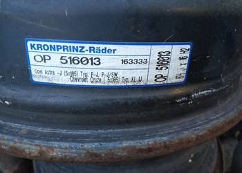 Felgi stalowe Opel Chevrolet 5x105