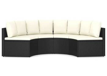 vidaXL 4-cz. zestaw wypoczynkowy do ogrodu, poduszki(SKU:3064910)