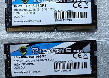 DDR4 SDRAM GSKILL 2x16GB 2400MHz do laptopa