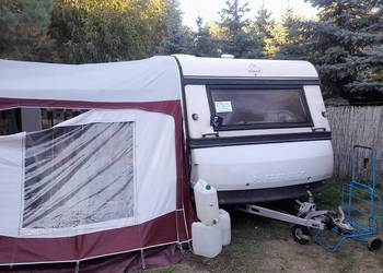 Przyczepa kampingowa hobby 6 osoby pietrowe łuzko