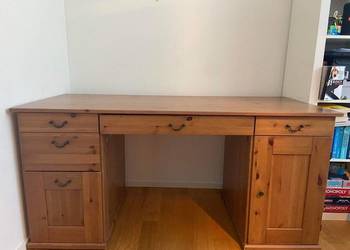 Biurko Leksvik-sekretarzyk IKEA HEMNES-ALVE-drewno
