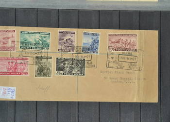 Znaczki. Polska Fi 338 J-O Emigracja. Polskie Siły Zbrojne w walce z Niemca