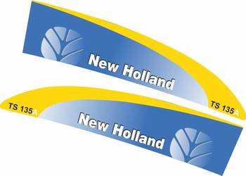 Naklejki New Holland Ts135a zamienniki super mocne