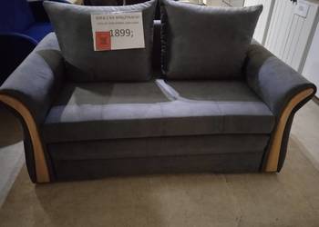 Sofa na sprężynach z funkcją spania