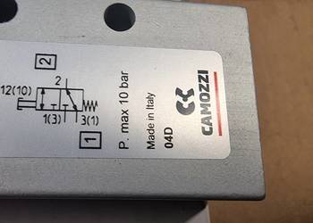 Zawór funkcja 3/2 NC sterowany ręcznie pneumatyczny 338-895 G1/8 camozzi